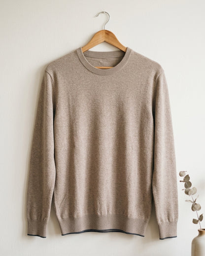 CREW NACK FULL SLEEVE KNITTED SWEATER