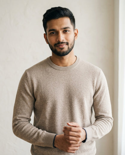 CREW NACK FULL SLEEVE KNITTED SWEATER