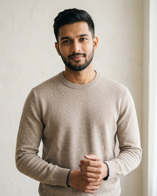 CREW NACK FULL SLEEVE KNITTED SWEATER