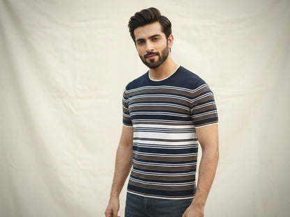 primium crew nack knit t-shirt