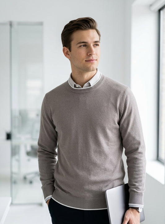 CREW NACK FULLSLEEVE SWEATER