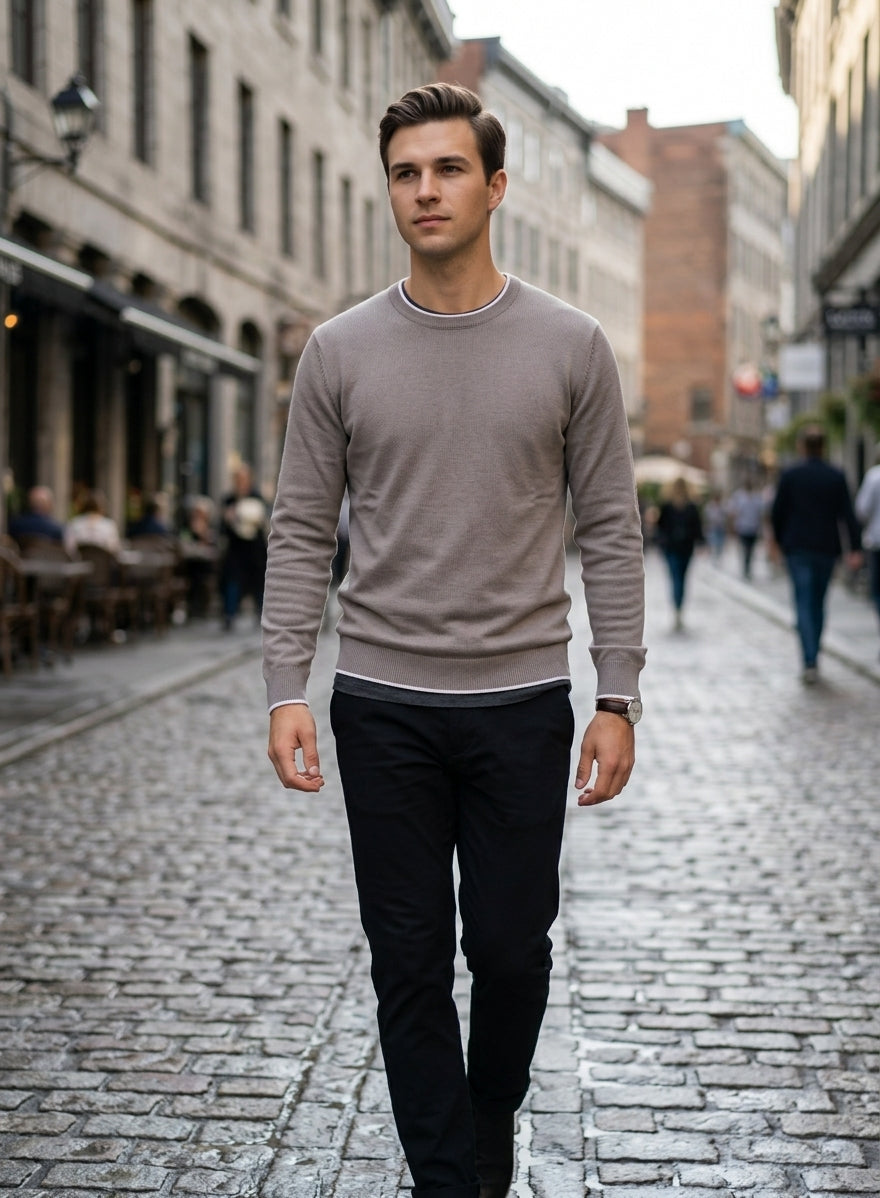 CREW NACK  FULLSLEEVE SWEATER